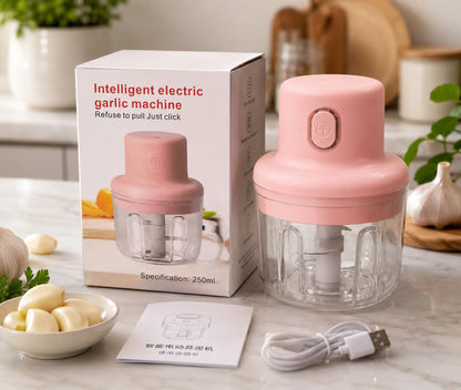 Mini USB Rechargeable Electric Food Chopper – Fast & Portable Kitchen Helper