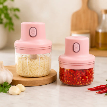 Mini USB Rechargeable Electric Food Chopper – Fast & Portable Kitchen Helper