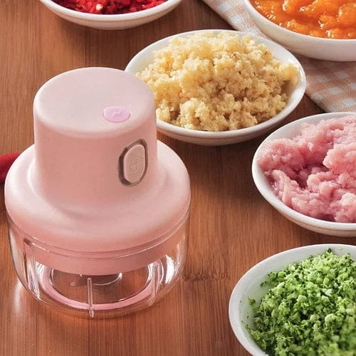 Mini USB Rechargeable Electric Food Chopper – Fast & Portable Kitchen Helper