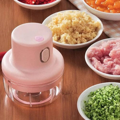 Mini USB Rechargeable Electric Food Chopper – Fast & Portable Kitchen Helper