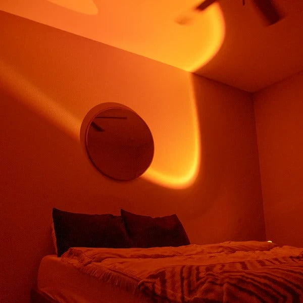 Remote Control Sunset Projection Lamp – 16 Colors LED Night Light
